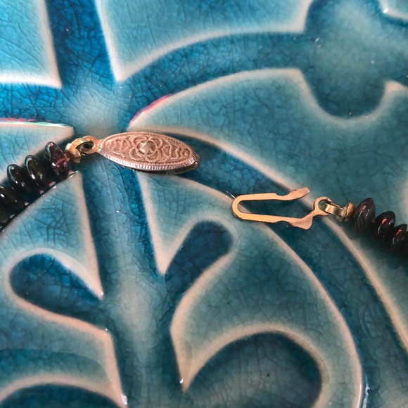 Multicolored Necklace Possibly Tourmaline Vintage Green Pink - Picture 6 of 12